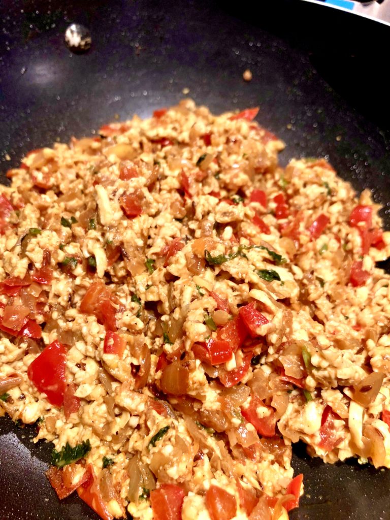 Paneer Bhurji | Scrambled Indian Cottage Cheese - Belly On My Mind