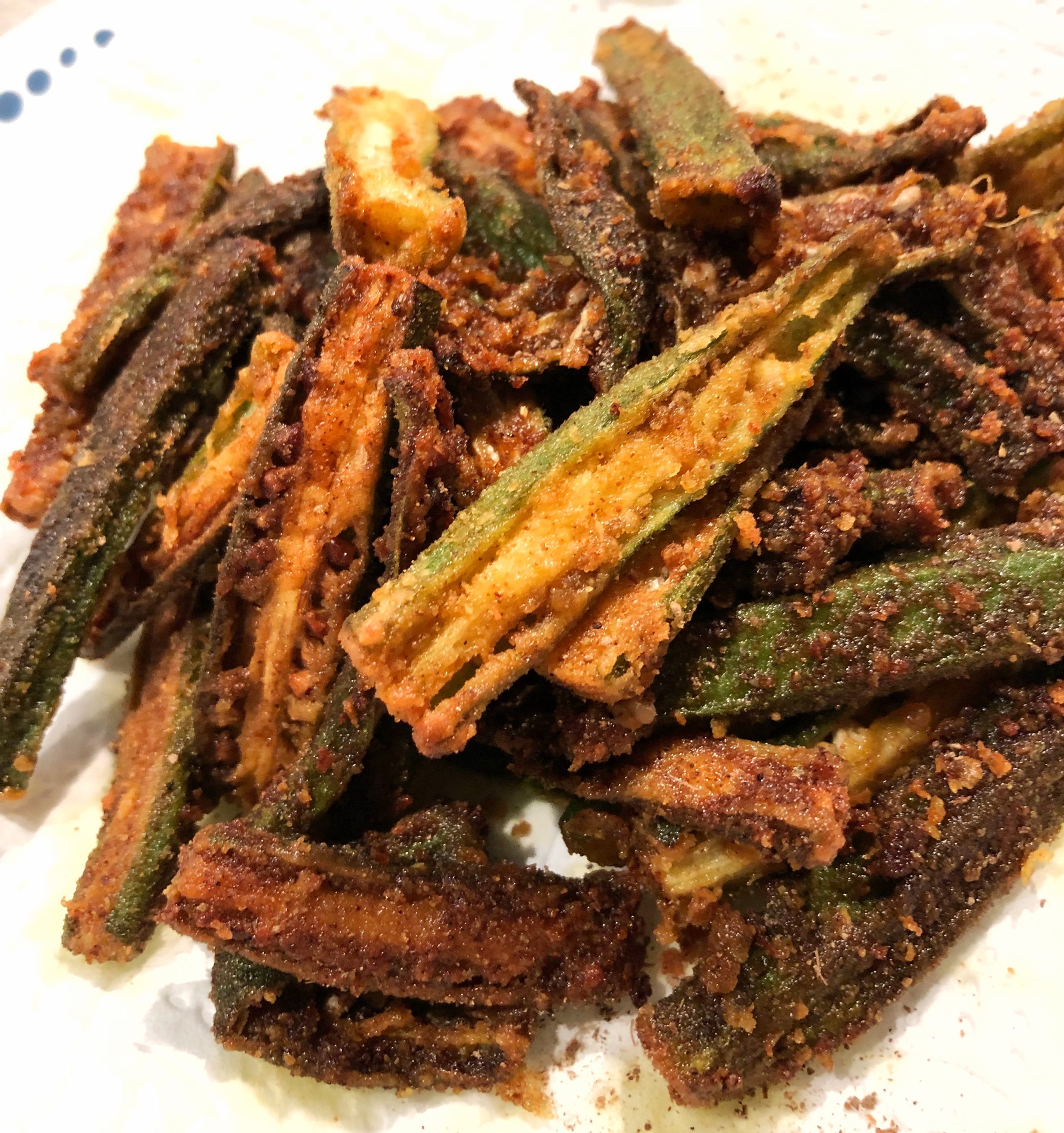 dried okra chips recipe