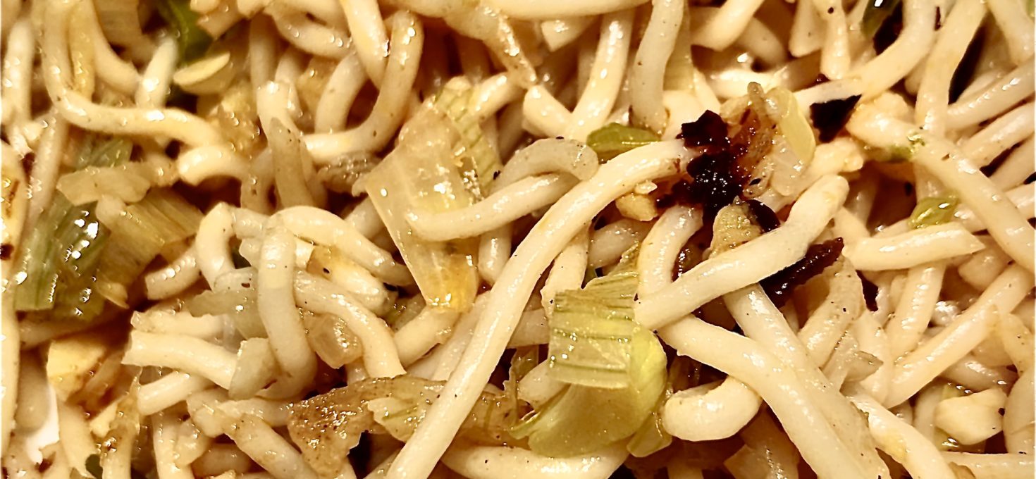 Bon Appétit inspired Ginger Scallion Noodles